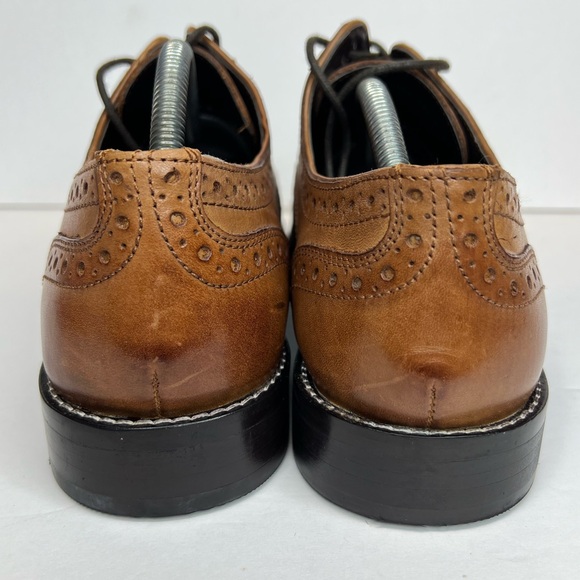 Nunn Bush Nelson Wing Tipped Oxfords Size 8 Wide 84525-221 Brown Barely Worn! LN main image 13